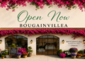 Bougainvillea Flower Boutique in Raipur with vibrant pink bougainvillea flowers and elegant storefront