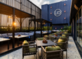 Underdoggs Raipur outdoor seating and lounge area at City Centre Mall